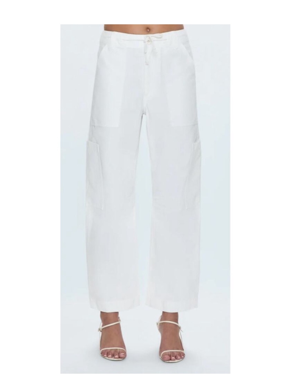Pistola Sabrina Curve Utility Pant Size 30 White